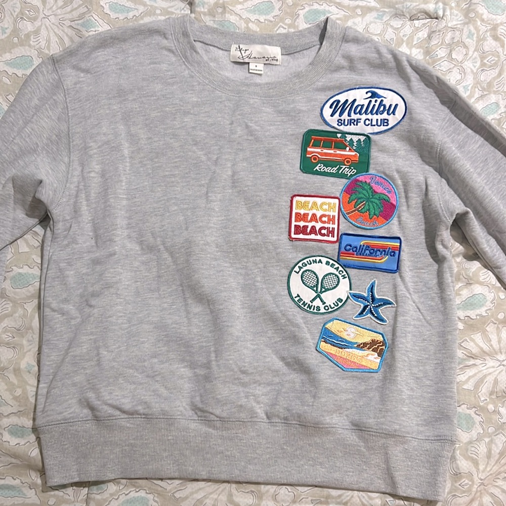 Rare, Never worn patchwork Vintage Havana sweatshirt. Size Small